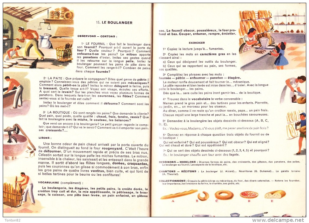 J. Segelle - Corbeille de Mots - Vocabulaire et Langage - Éditions Bourrelier - ( 1952 ) .