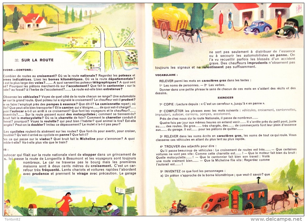 J. Segelle - Corbeille de Mots - Vocabulaire et Langage - Éditions Bourrelier - ( 1952 ) .