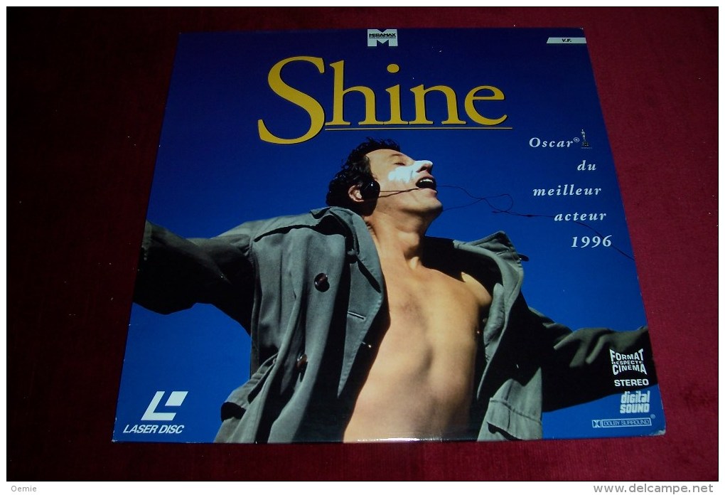 LASERDISC  CDV   /  SHINE     OSCAR DU MEILLEUR ACTEUR 1996+ - Otros