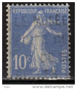 3 Semeuse 10 C. N° 279, Teintes Différentes Et Manques D'encre, Trame Du Rouleau D'impression Visible, Sur Le Premier - Used Stamps