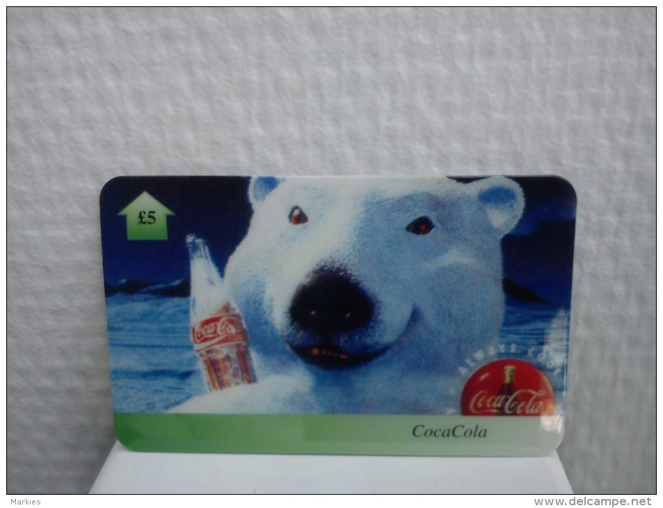 Coca -Cola 5 £ Phonecard (Mint,new) Rare - BT Global Cards (Prepaid)