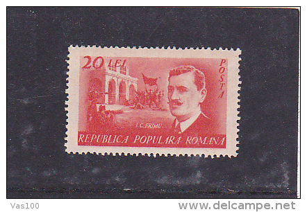 I.C. FRIMIU, 1 STAMPS, MNH**, ROMANIA - Neufs