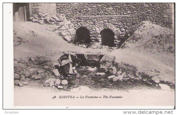 KORITZA (KORCE ALBANIE) 48 LA FONTAINE 1918 - Albanie