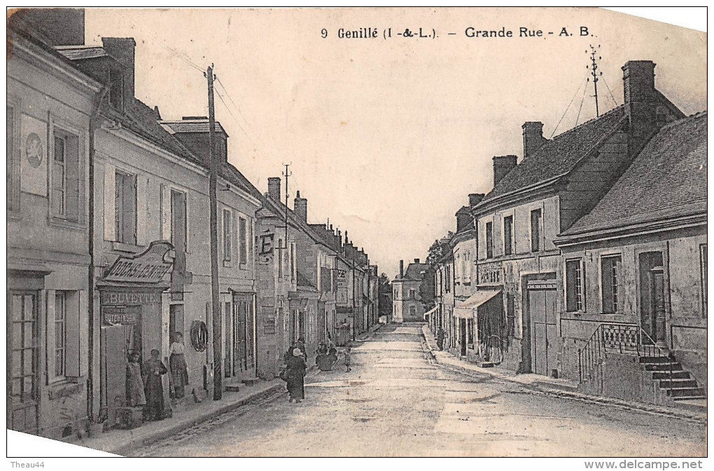 ¤¤  -   9   -   GENILLE    -  Grande Rue  -  Dock Du Centre   -   ¤¤ - Genillé