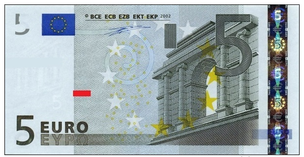 EURO ITALY 5 S DUISENBERG J001 UNC - 5 Euro