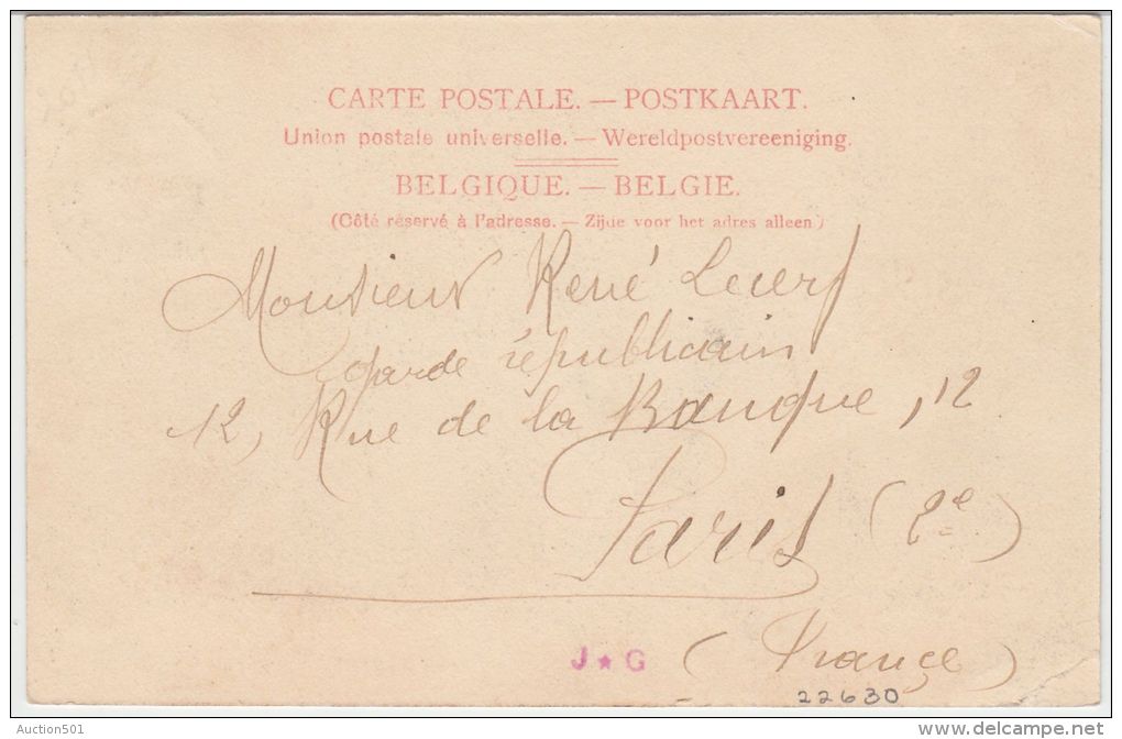 22630g STATIE - GARE - QUAI - CHEMIN De FER - Mouscron - 1906 - Mouscron - Moeskroen
