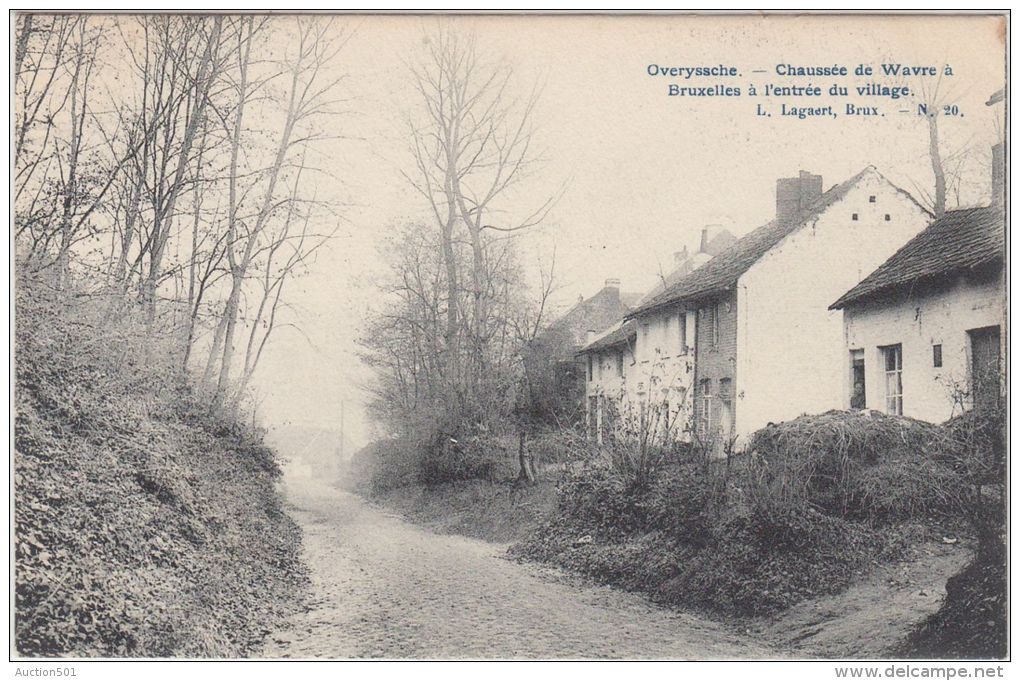 22751g CHAUSSEE De WAVRE - ENTREE Du VILLAGE - Overyssche - 1908 - Overijse