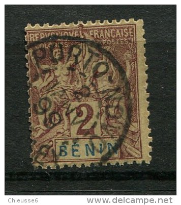 Benin Ob N° 34 -  2c Lilas -brun S. Paille.   T - Sonstige & Ohne Zuordnung