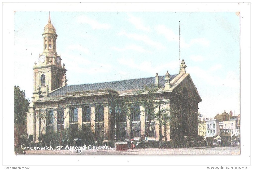 Greenwich. - St.Alrege Church SOUTH LONDON USED 1907 - Londres – Suburbios