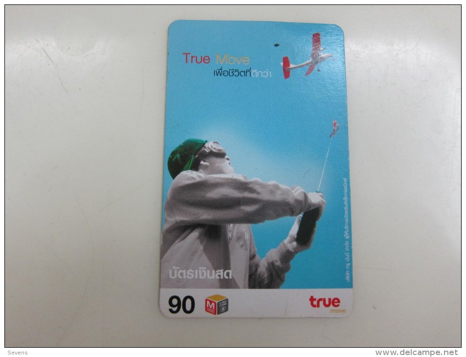 Prepaid Phonecard,remote Controlled Aircraft Model,used - Thaïlande