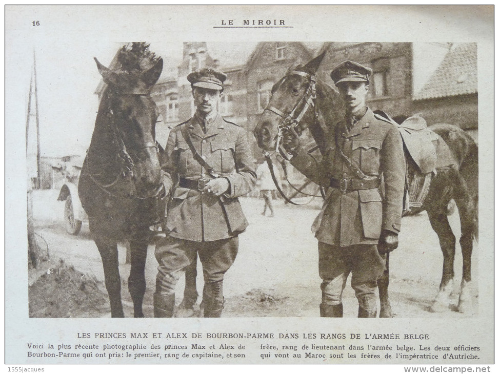 LE MIROIR N° 223 / 03-03-1918 PIAVE BUCKINGHAM CLEMENCEAU PADOVA DIXMUDE CITY-HALL CHASSEUR ALPIN ARMÉE BELGE UKRAINE