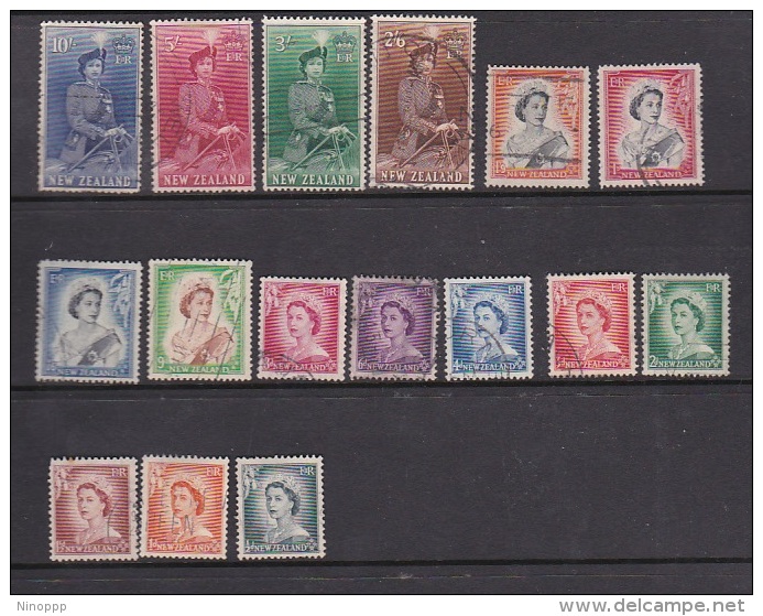 New Zealand 1953-57 Queen Elizabeth II Used Set - Used Stamps