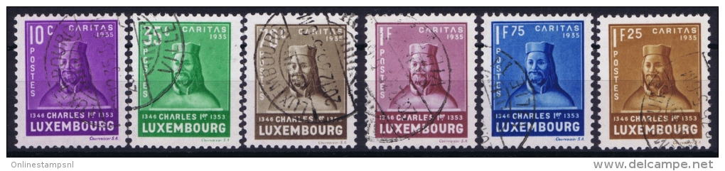 Luxembourg: 1935 Mii Nr 284 - 289 , Yv  276 - 281 Used Obl - Used Stamps