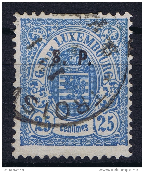 Luxembourg: Service Mi. Nr. 33 I, Yv Nr 42  Used Signed/ Signé/signiert/ Approvato - Dienstmarken