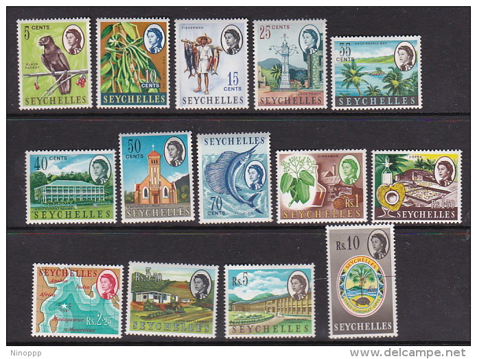 Seychelles 1962 Queen Elizabeth II Definitives MNH - Seychelles (1976-...)