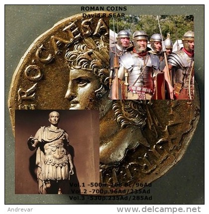 MONNAIES ROMAINES :*ROMAN COINS* En 3 VOL : De 208 Av. JC. à 285 Ap. JC .** DVD** - Livres & Logiciels