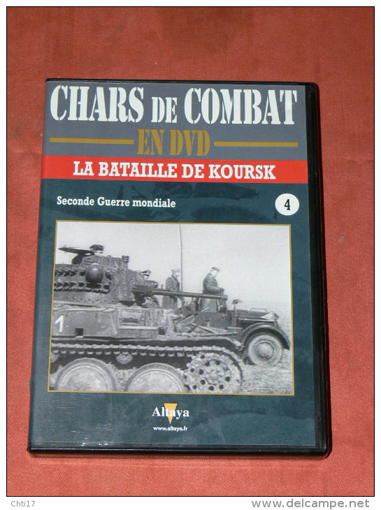 CHARS DE COMBAT EN DVD  " LA BATAILLE DE KOURSK " N°4   GUERRE MONDIALE  WW2 1939/45 - Dokumentarfilme