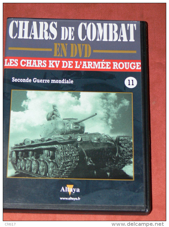 CHARS DE COMBAT EN DVD  " LES CHARS KV DE L ARMEE ROUGE  "     N° 11  GUERRE MONDIALE  WW2 1939/45 - Dokumentarfilme