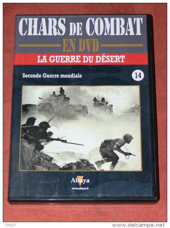 CHARS DE COMBAT EN DVD  " LA GUERRE DU DESERT "  AFRIKA KORPS     N° 14  GUERRE MONDIALE  WW2 1939/45 - Documentari