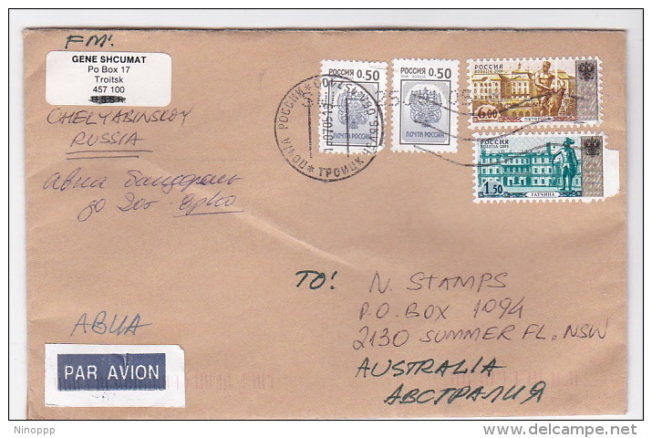 Russia 2005 Cover Sent To Australia - Used Stamps