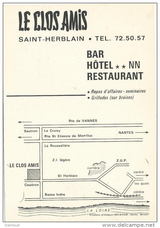 44 // SAINT HERBLAIN   Le Clos Des Amis   CPSM  Hotel - Saint Herblain