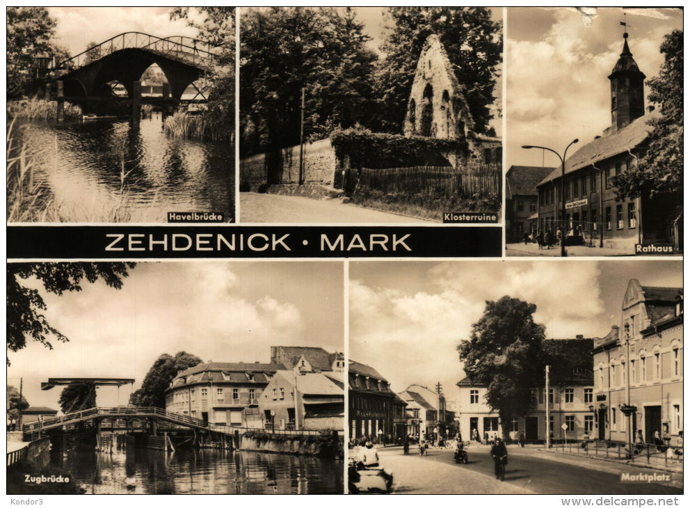 Zehdenick. Mehrbildkarte - Zehdenick