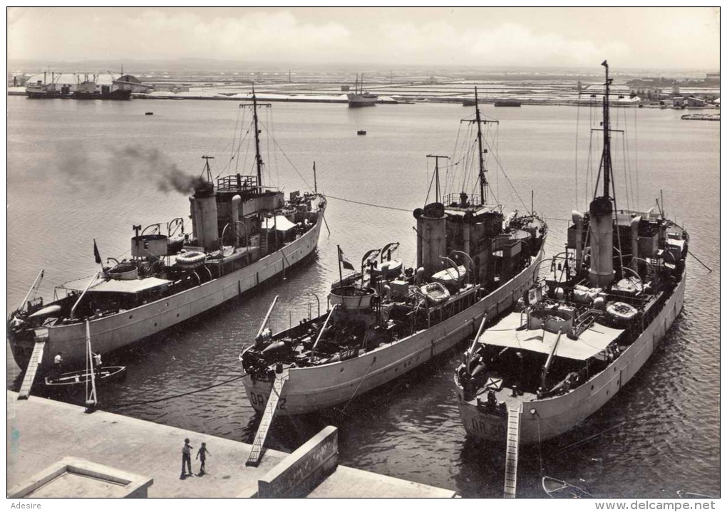 TRAPANI - Der Hafen, Drowerbooten - Trapani