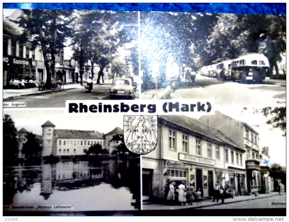 GERMANY - RHEINSBERG (MARK)  Mosaic Photocard - Rheinsberg