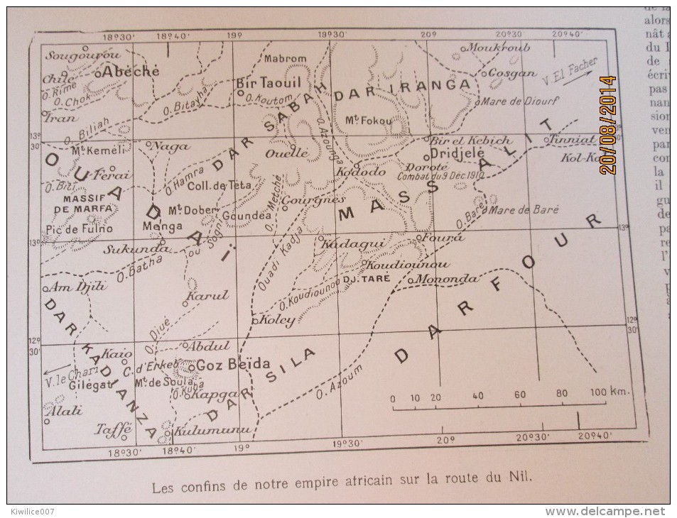 1912  Goz Beida  Le Convoi D Artillerie     Dar Sila  Darfour  Tchad - Tchad