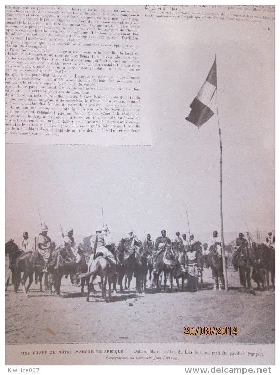 1912  Goz Beida  Le Convoi D Artillerie     Dar Sila  Darfour  Tchad - Tchad