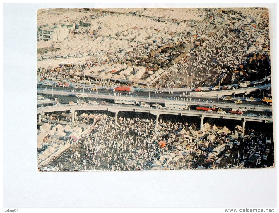 Carte Postale Ancienne : Aerial View Of MUNA , Saudi Arabia - Arabie Saoudite