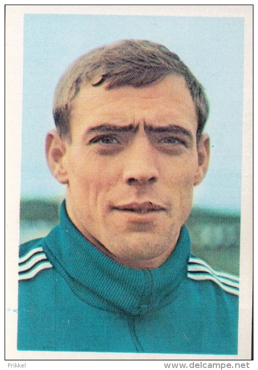 Raoul Lambert België Kaartje Chromo (5 X 7cm) Mexico 1970 Coupe Du Monde Voetbal Football Soccer Voetballer - Trading Cards