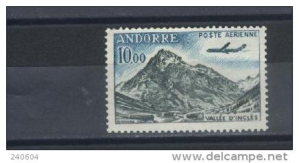 TIMBRE   ANDORRE Français  N° 8  Neuf **  Poste  Aérienne - Poste Aérienne