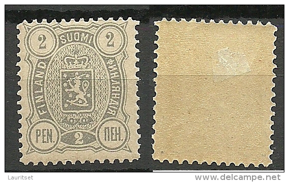 FINLAND 1890 Finnland Michel 27 A Thick Paper * RAR - Unused Stamps