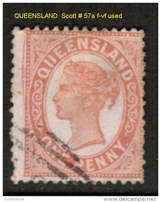 QUEENSLAND    Scott  # 57a F-VF USED - Gebruikt