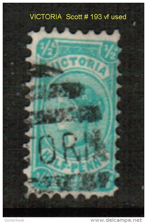 VICTORIA    Scott  # 193 VF USED - Oblitérés