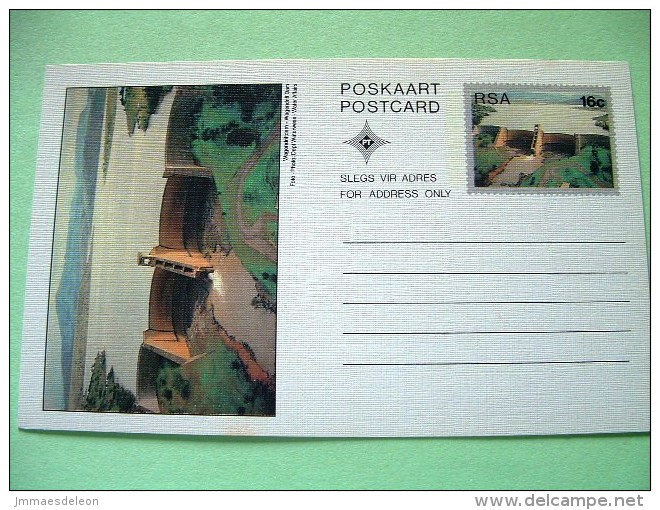 South Africa 1987 Unused Pre Paid Postcard - Landscape - Dam - Storia Postale