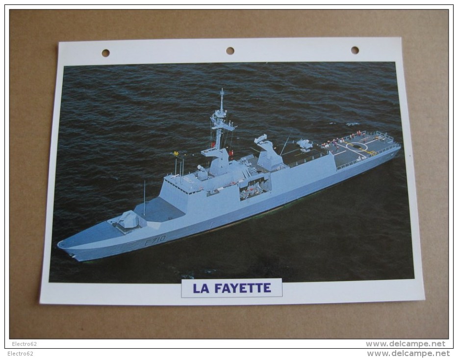 Fiche Technique Bateau / Frégate Légère LA FAYETTE - Schiffe