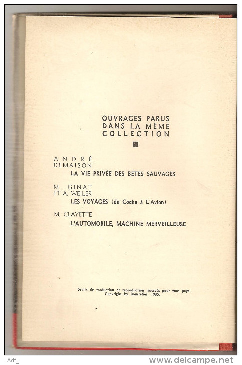 @ LES VOYAGES DU COCHE A L'AVION PAR M. GINAT ET A. WEILER .EDITIONS BOURRELIER DE 1935 LA JOIE DE CONNAITRE - 1901-1940