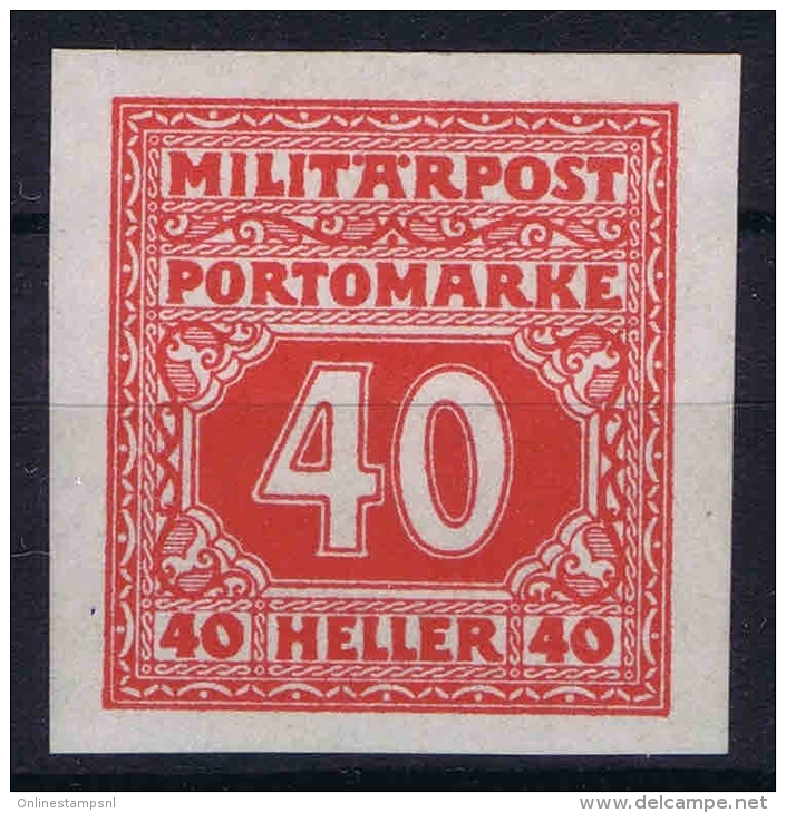 Österreichisch- Bosnien Und Herzegowina Mi. Porto 23  U MH/* - Portomarken