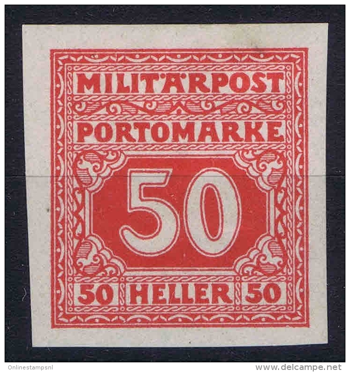 Österreichisch- Bosnien Und Herzegowina Mi. Porto 24  U MH/* - Portomarken