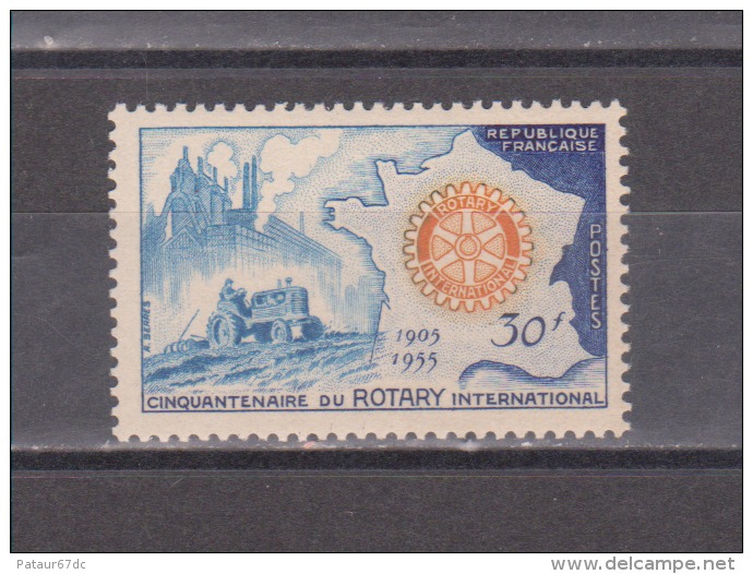 FRANCE / 1955 / Y&T N° 1009 ** : Rotary - Gomme D´origine Intacte - Neufs
