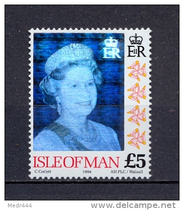 Iles Of Man 1994 - Queen Elisabeth II – Hologram - Isola Di Man