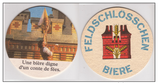 Feldschlösschen Brauerei Schweiz , Une Biere Digne D Un Conte De Fees - Bierdeckel