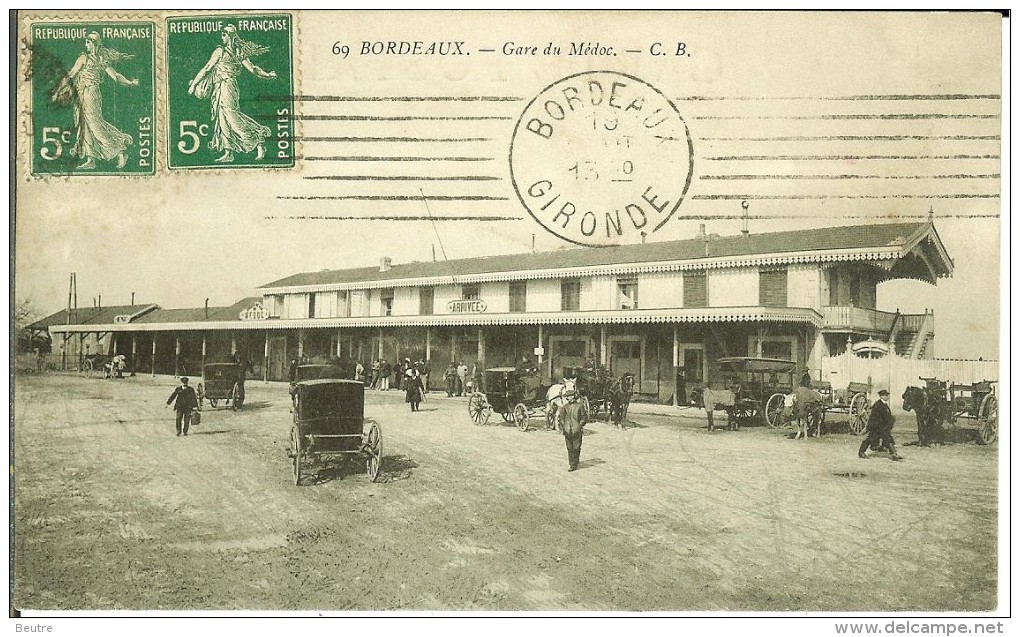 CPA  BORDEAUX, Gare Du Médoc 10703 - Bordeaux