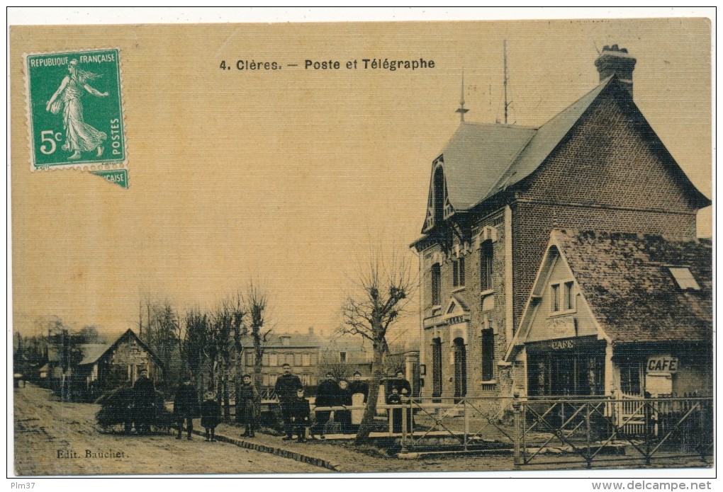 CLERES - Poste Et Télégraphe - Clères