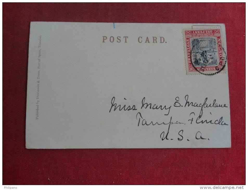 Trinidad  Port Of Spain- Queens Park Hotel  Stamp & Cancel -ref 1458 - Trinidad