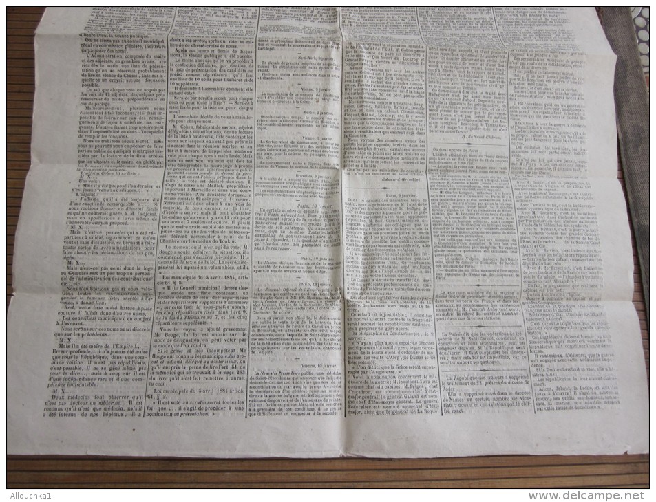 LA GAZETTE DU MIDI Original Journal Mardi 12 Janvier 1886 Faire Défiler Images Et Lire Articles De Presse - 1850 - 1899