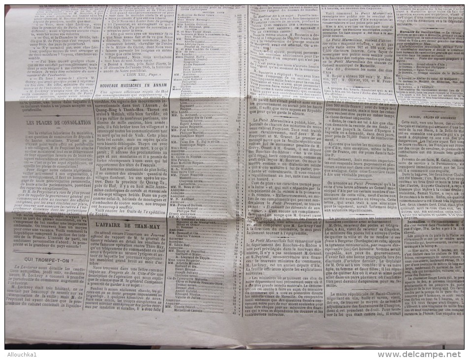 LA GAZETTE DU MIDI Original Journal Mardi 12 janvier 1886 faire défiler Images et lire articles de presse