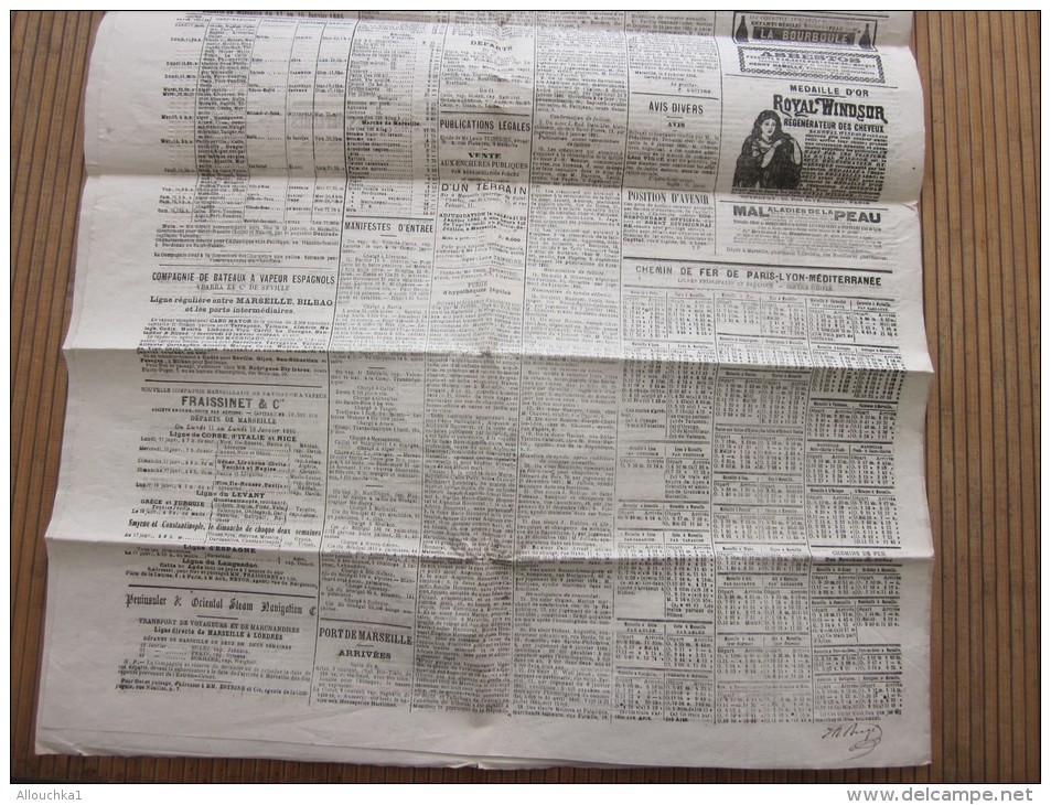 LA GAZETTE DU MIDI Original Journal Mardi 12 janvier 1886 faire défiler Images et lire articles de presse